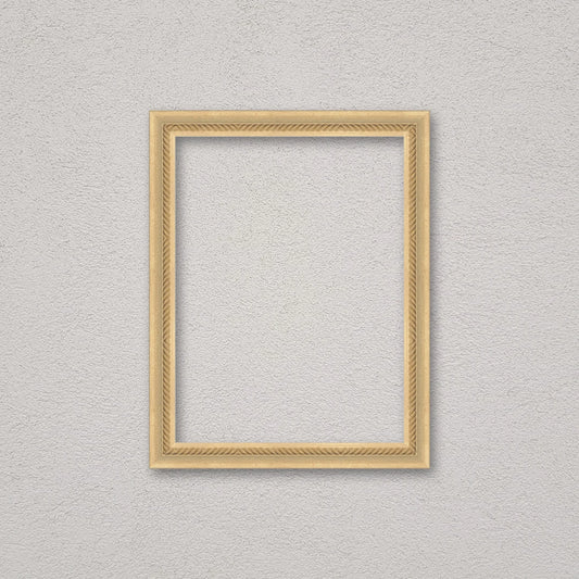La cornice grezza 30×40 cm a parete: la cornice pronta per la tua immagine