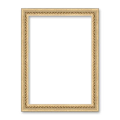 La cornice grezza 30×42 cm su fondo bianco