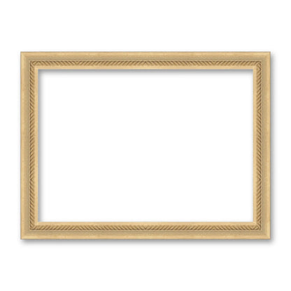 La cornice grezza 30×42 cm di traverso su fondo bianco