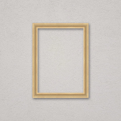 La cornice grezza 30×42 cm a parete: la cornice pronta per la tua immagine