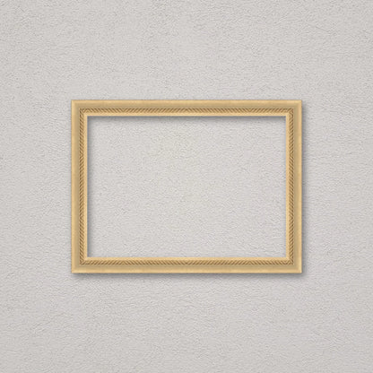 La cornice grezza 30×42 cm a parete di traverso: la cornice pronta per la tua immagine