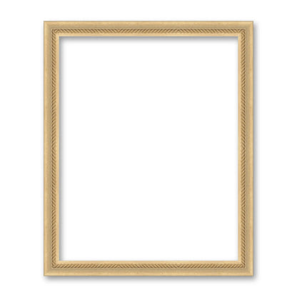 La cornice grezza 40×50 cm su fondo bianco