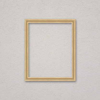 La cornice grezza 40×50 cm a parete: la cornice pronta per la tua immagine