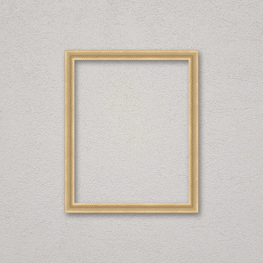 La cornice grezza 40×50 cm a parete: la cornice pronta per la tua immagine