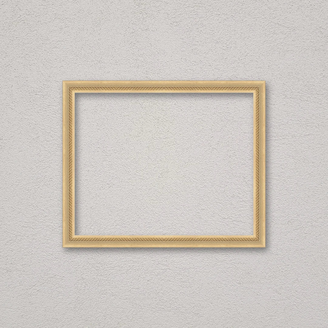 La cornice grezza 40×50 cm a parete di traverso: la cornice pronta per la tua immagine