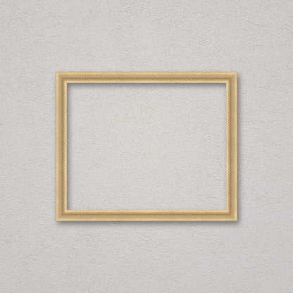 La cornice grezza 40×50 cm a parete di traverso: la cornice pronta per la tua immagine