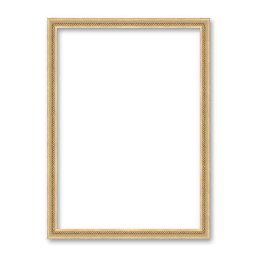 La cornice grezza 50×70 cm su fondo bianco