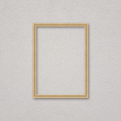 La cornice grezza 50×70 cm a parete: la cornice pronta per la tua immagine