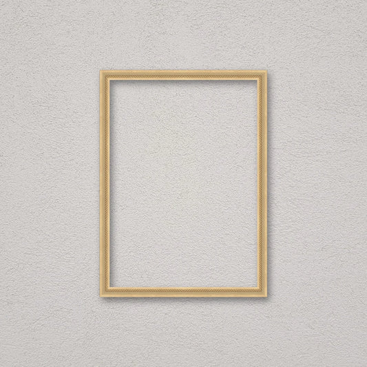 La cornice grezza 50×70 cm a parete: la cornice pronta per la tua immagine
