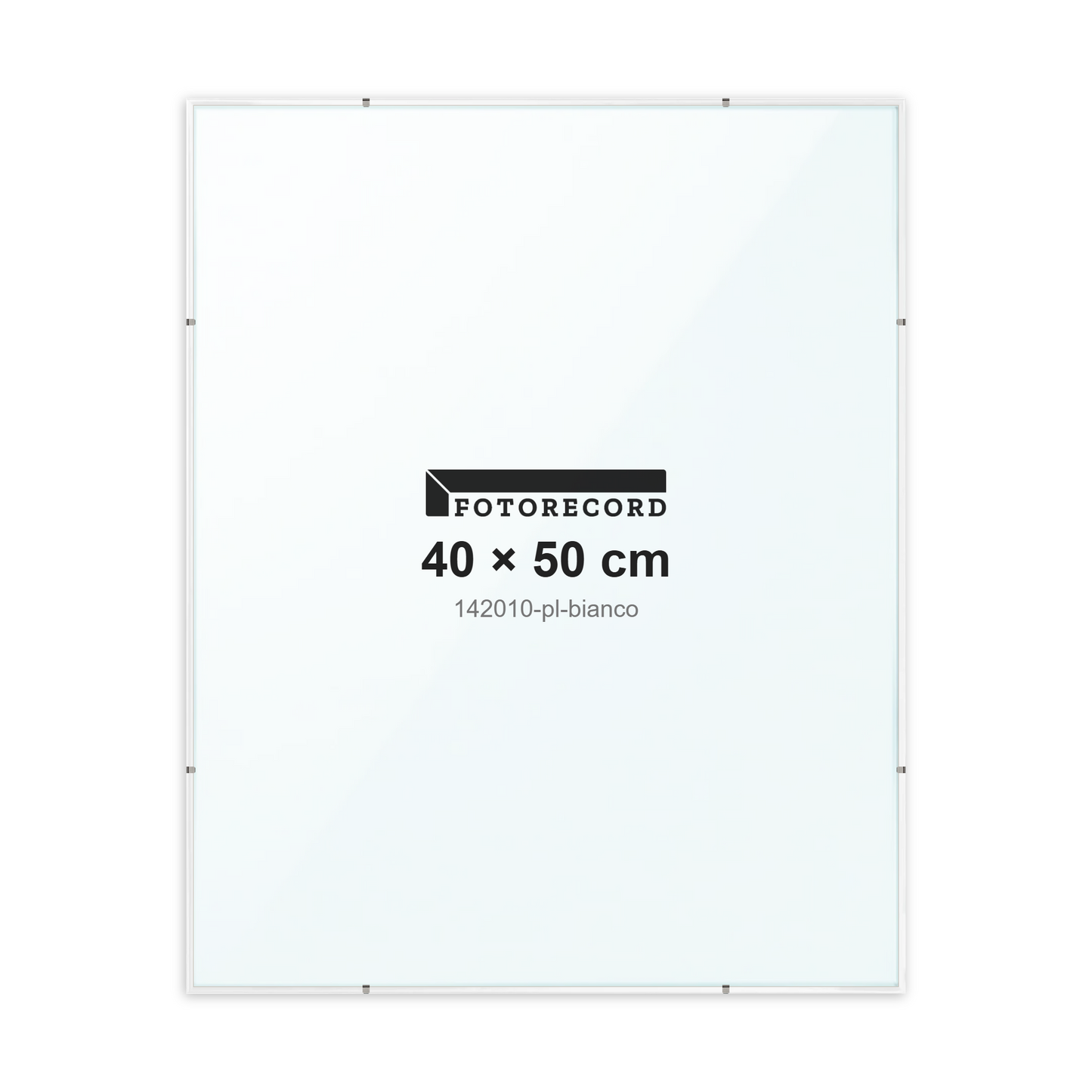 Montatura a giorno 40x50 cm -- Bianco Lucida | 142010-pl-bianco