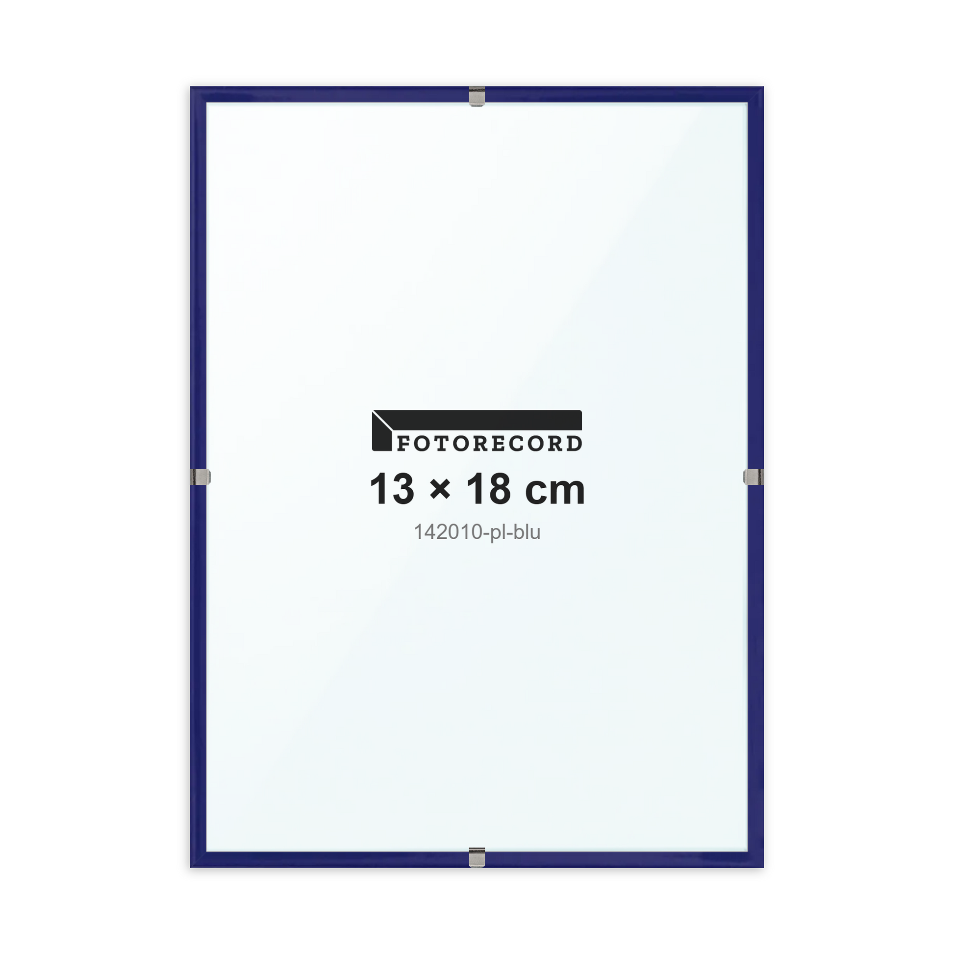 Montatura a giorno 13x18 cm -- Blu Lucida | 142010-pl-blu