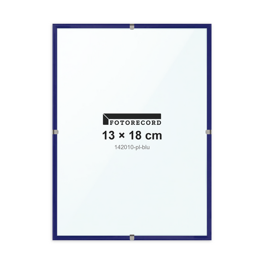 Montatura a giorno 13x18 cm -- Blu Lucida | 142010-pl-blu