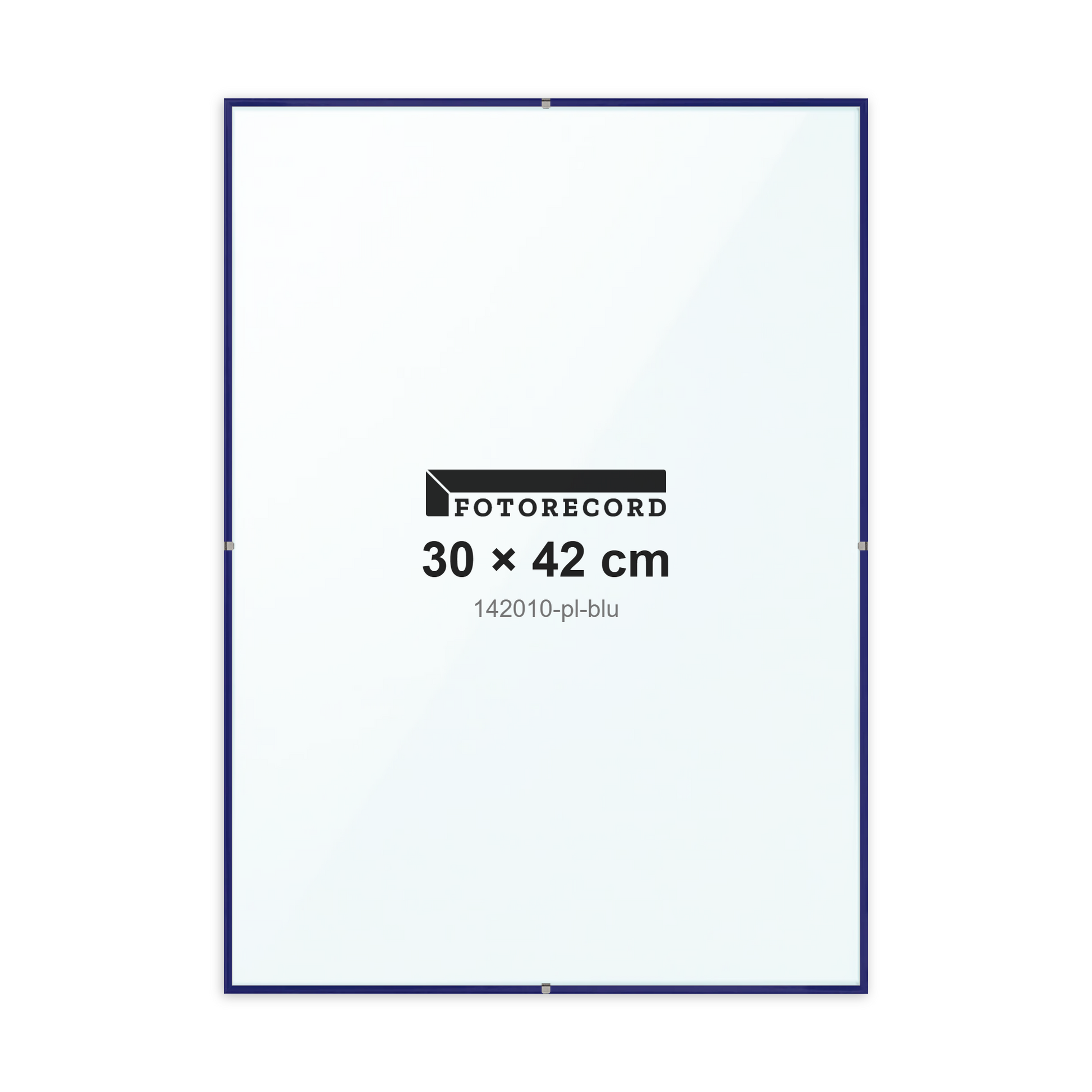 Montatura a giorno 30x42 cm -- Blu Lucida | 142010-pl-blu