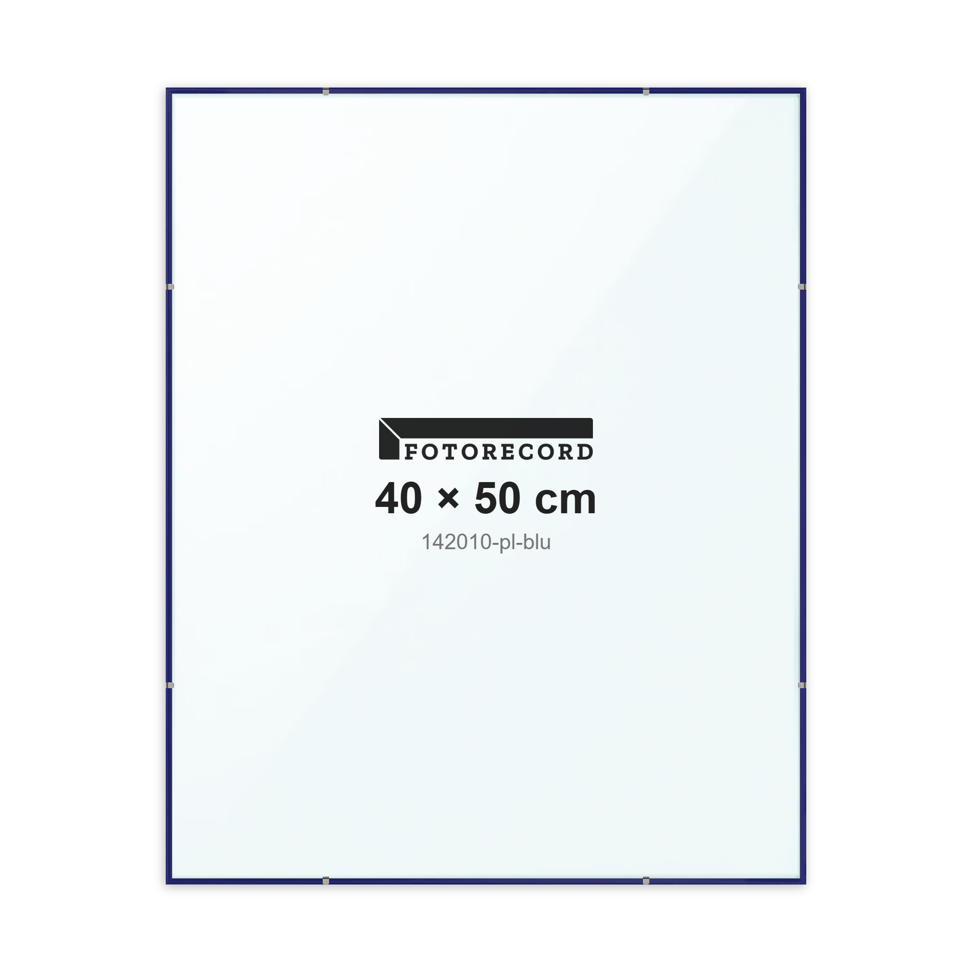 Montatura a giorno 40x50 cm -- Blu Lucida | 142010-pl-blu