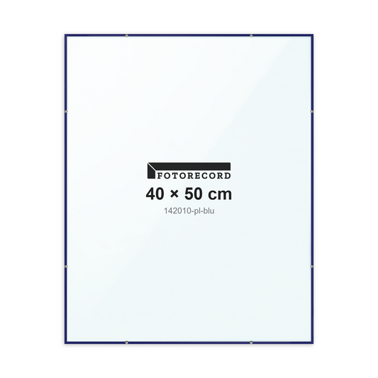 Montatura a giorno 40x50 cm -- Blu Lucida | 142010-pl-blu