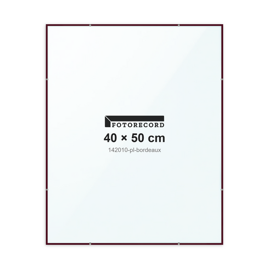 Montatura a giorno 40x50 cm -- Bordeaux Lucida | 142010-pl-bordeaux