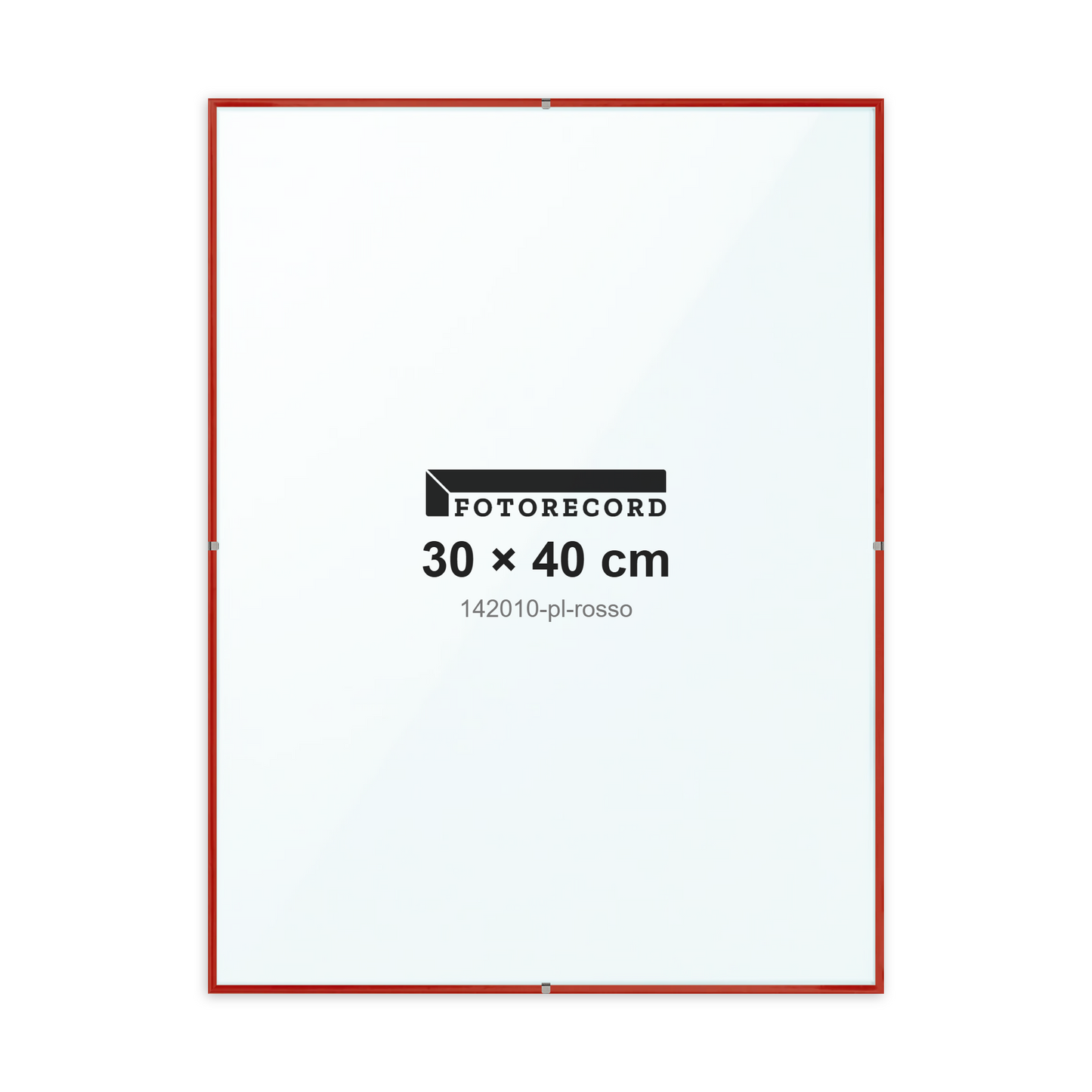 Montatura a giorno 30x40 cm -- Rosso Lucida | 142010-pl-rosso