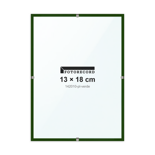 Montatura a giorno 13x18 cm -- Verde Lucida | 142010-pl-verde