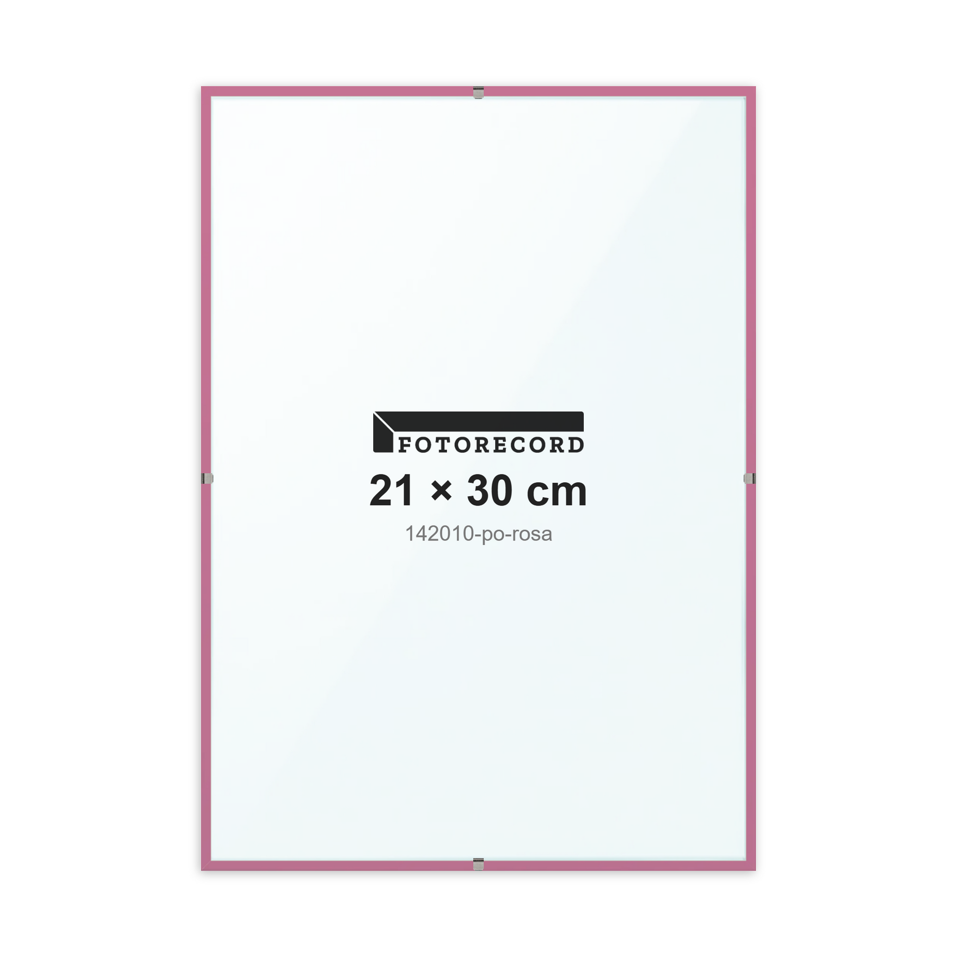Montatura a giorno 21x30 cm -- Rosa Opaca | 142010-po-rosa