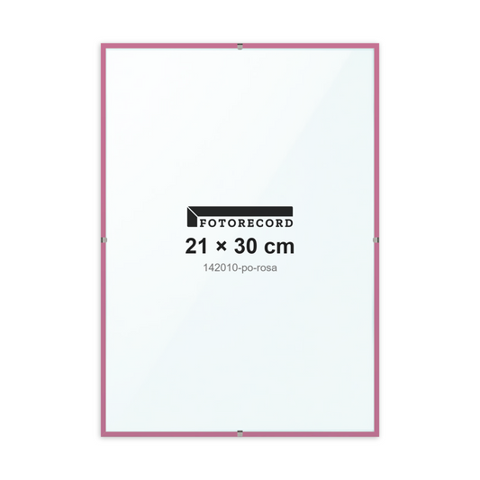 Montatura a giorno 21x30 cm -- Rosa Opaca | 142010-po-rosa