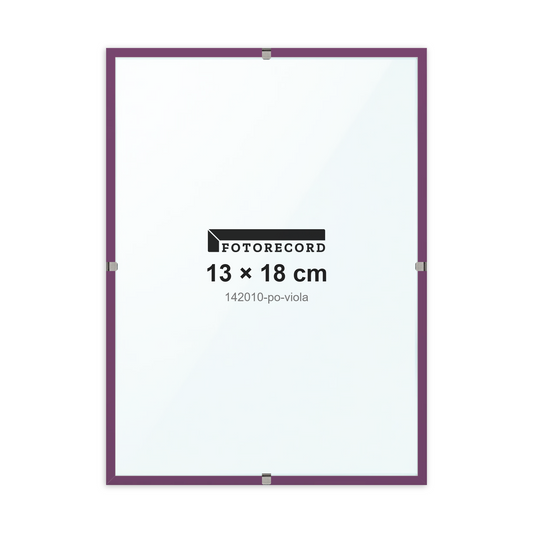 Montatura a giorno 13x18 cm -- Viola Opaca | 142010-po-viola
