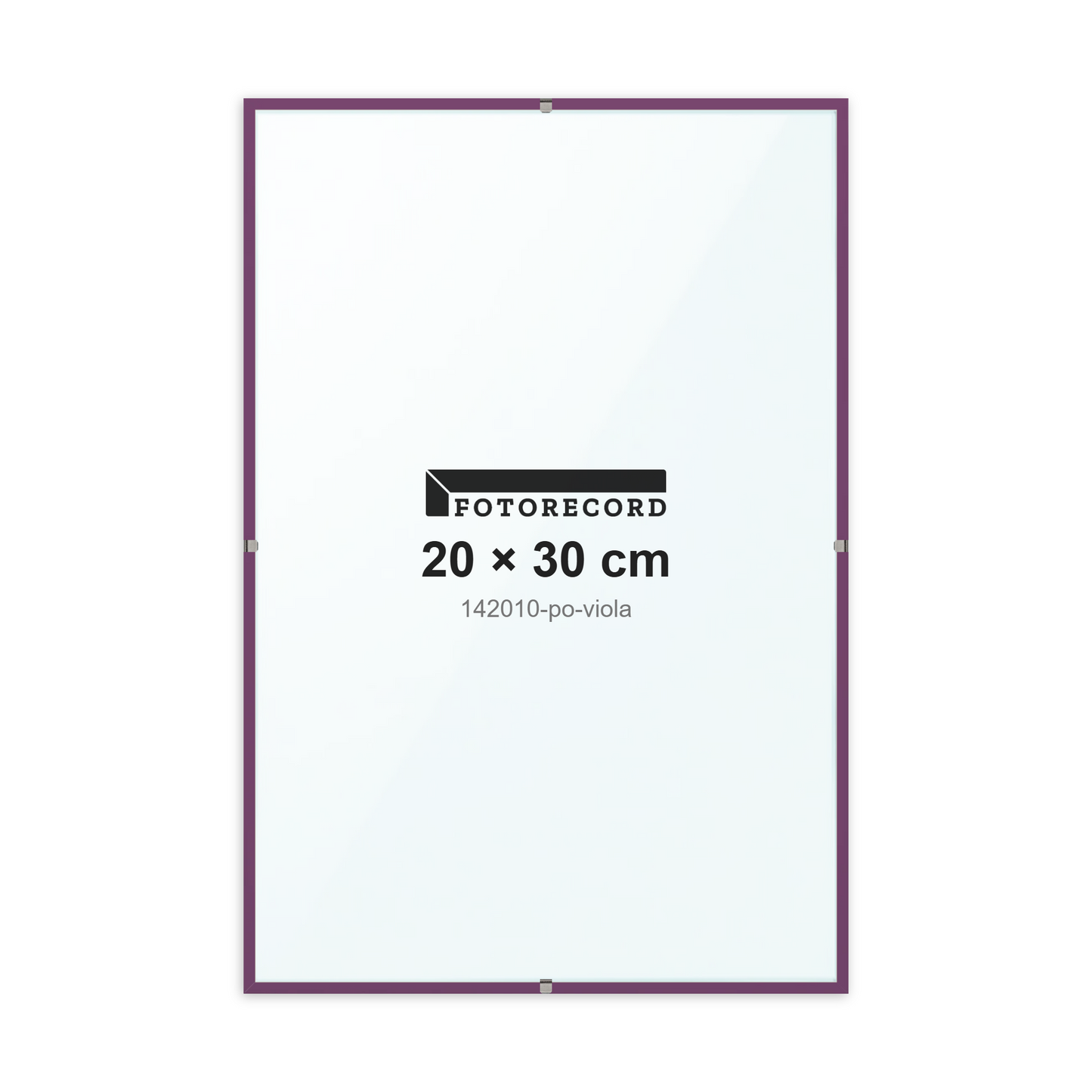 Montatura a giorno 20x30 cm -- Viola Opaca | 142010-po-viola