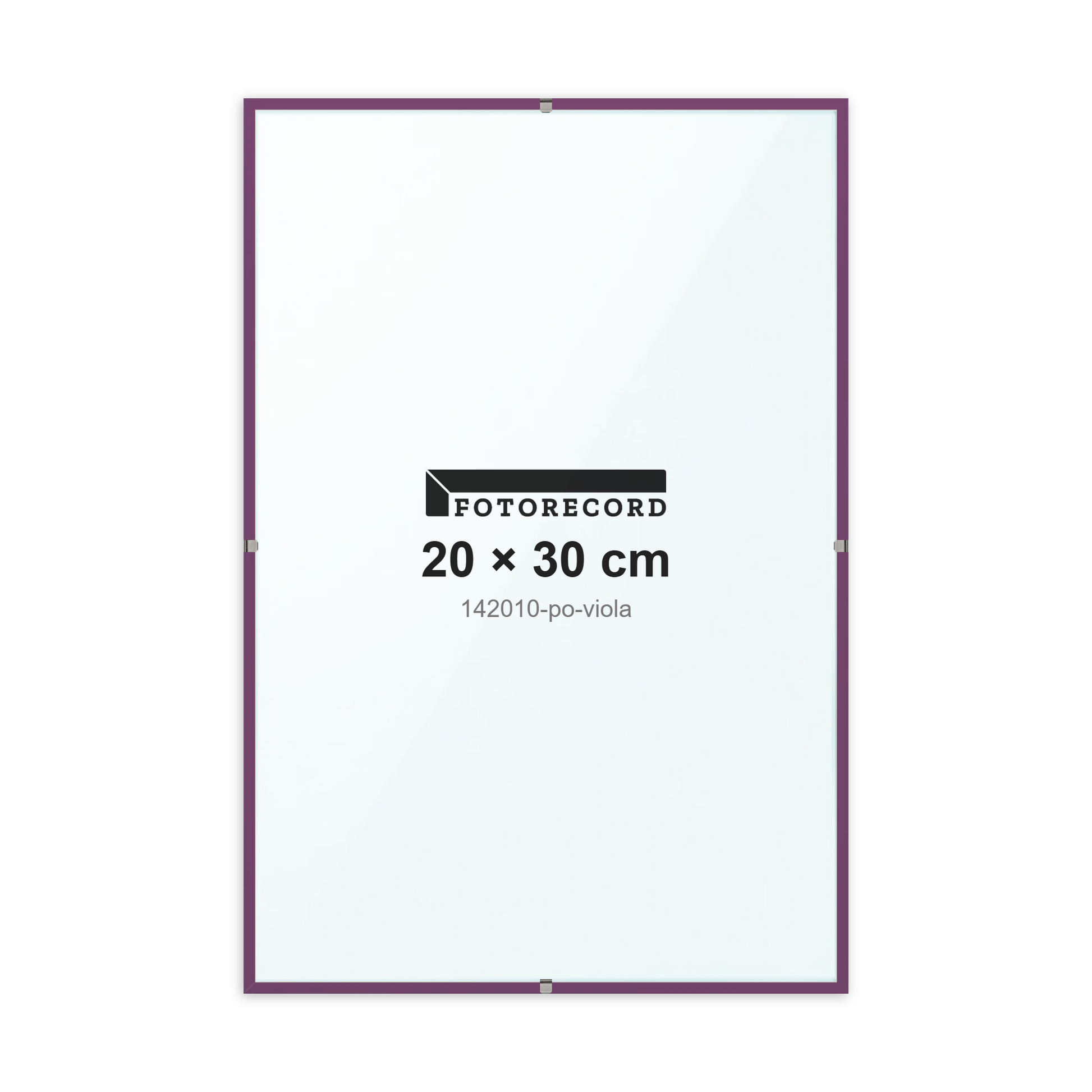 Montatura a giorno 20x30 cm -- Viola Opaca | 142010-po-viola