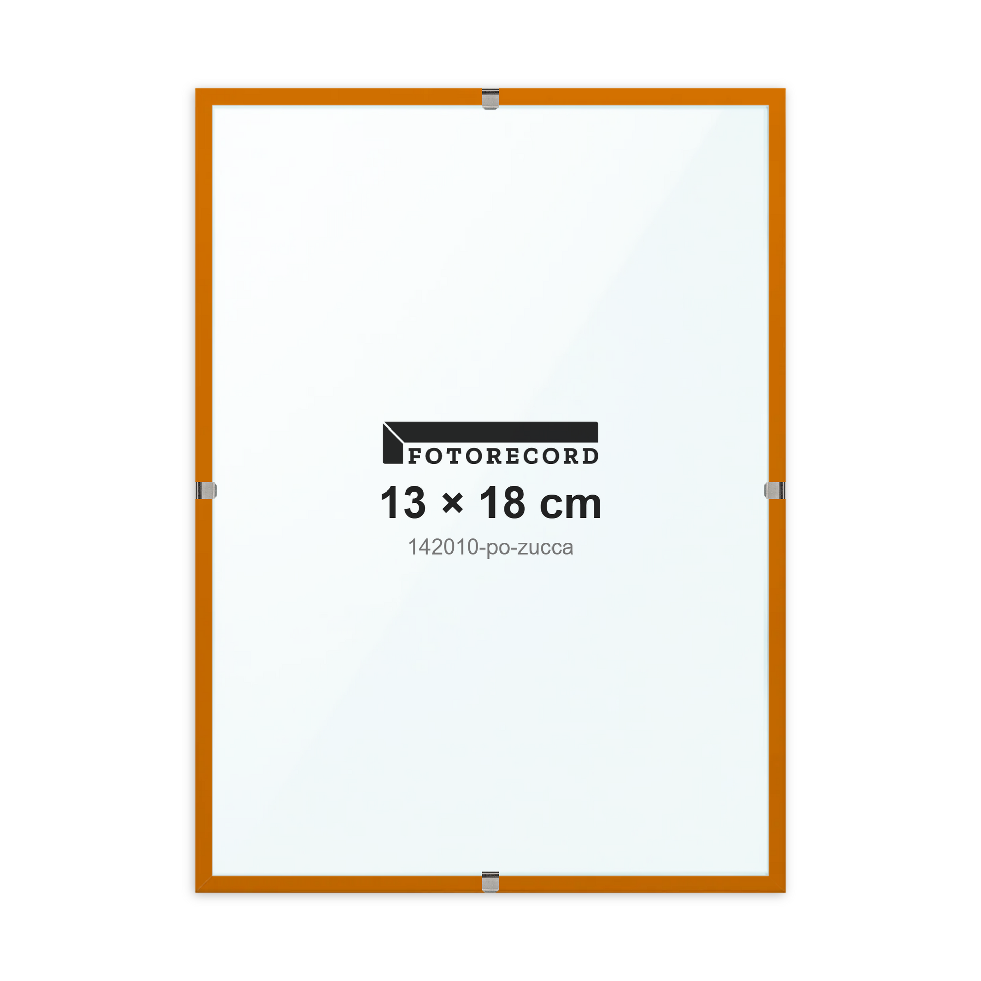 Montatura a giorno 13x18 cm -- Arancione Opaca | 142010-po-zucca