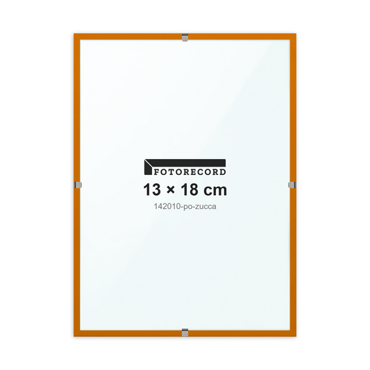 Montatura a giorno 13x18 cm -- Arancione Opaca | 142010-po-zucca
