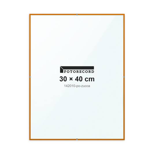 Montatura a giorno 30x40 cm -- Arancione Opaca | 142010-po-zucca