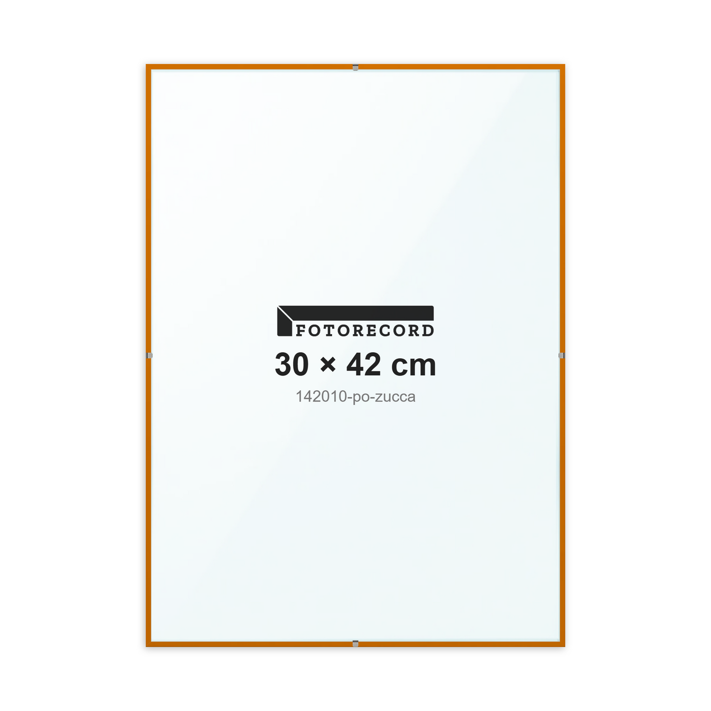 Montatura a giorno 30x42 cm -- Arancione Opaca | 142010-po-zucca