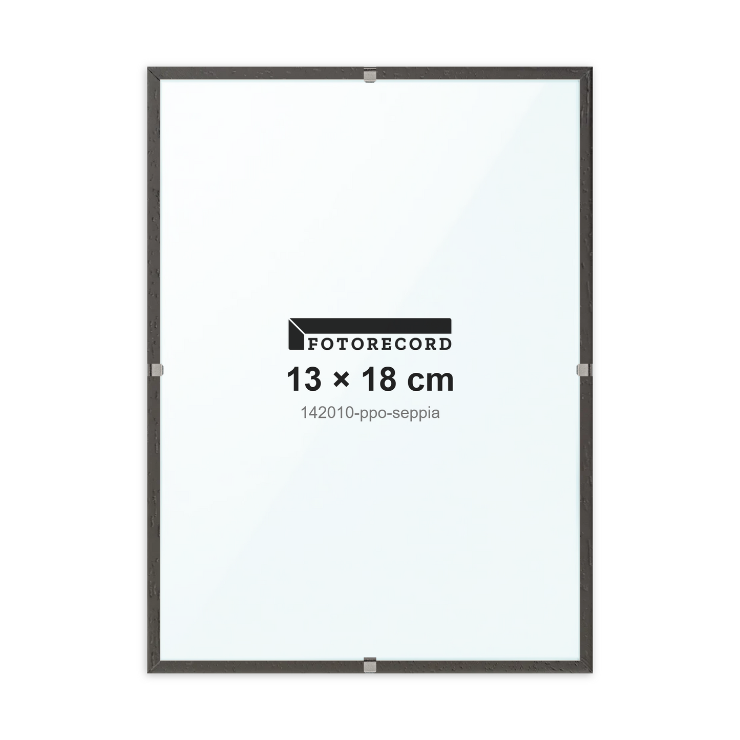Montatura a giorno 13x18 cm -- Grigio Poro Aperto | 142010-ppo-seppia