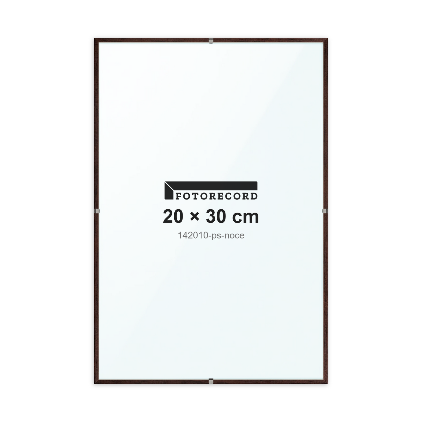 Montatura a giorno 20x30 cm -- Marrone Satinata | 142010-ps-noce