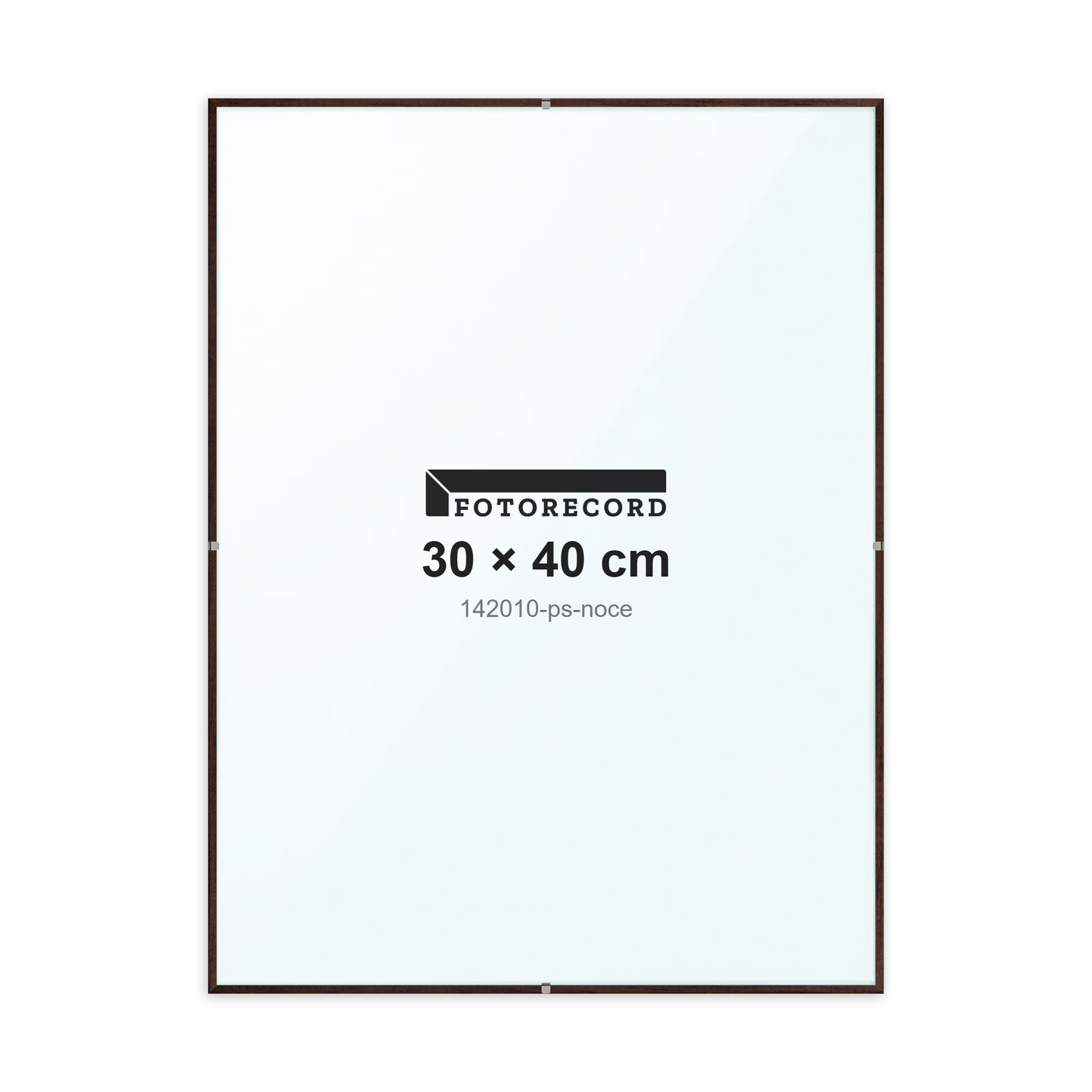 Montatura a giorno 30x40 cm -- Marrone Satinata | 142010-ps-noce