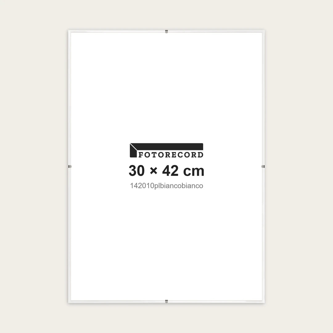 Kit Montatura a Giorno 30x42 cm — Bianco Lucido | 142010plbiancobianco