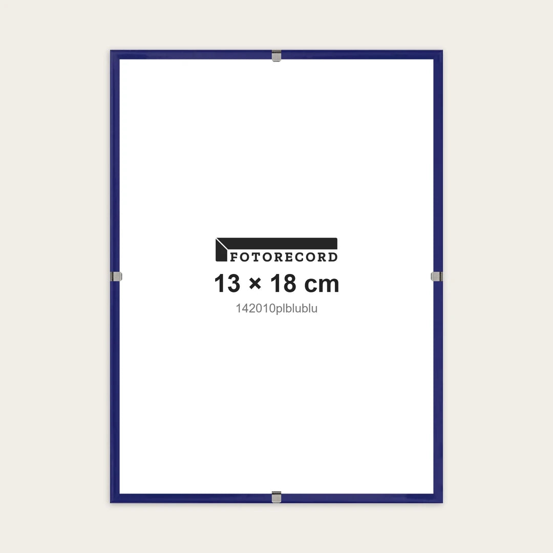 Kit Montatura a Giorno 13x18 cm — Blu Lucido | 142010plblublu