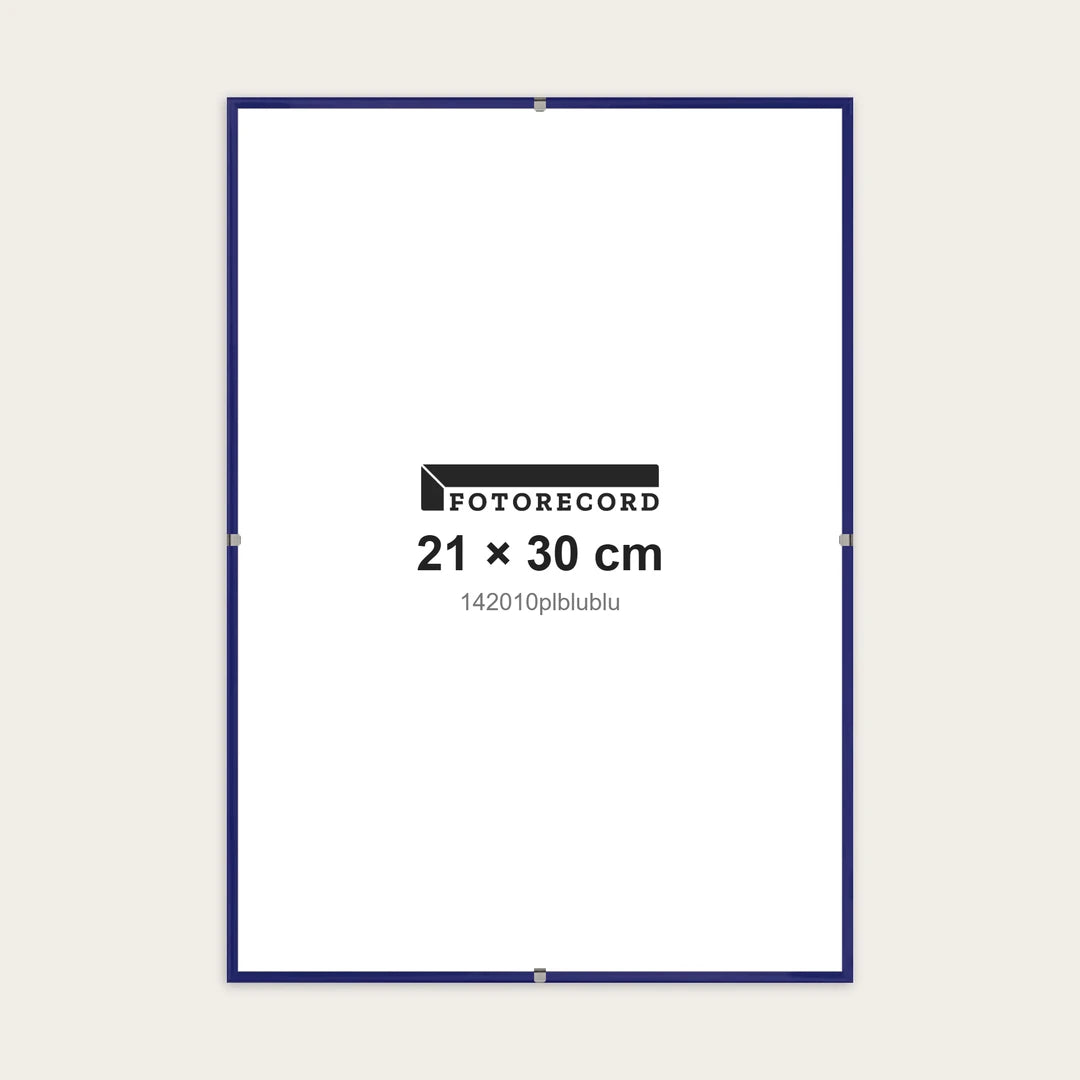 Kit Montatura a Giorno 21x30 cm — Blu Lucido | 142010plblublu