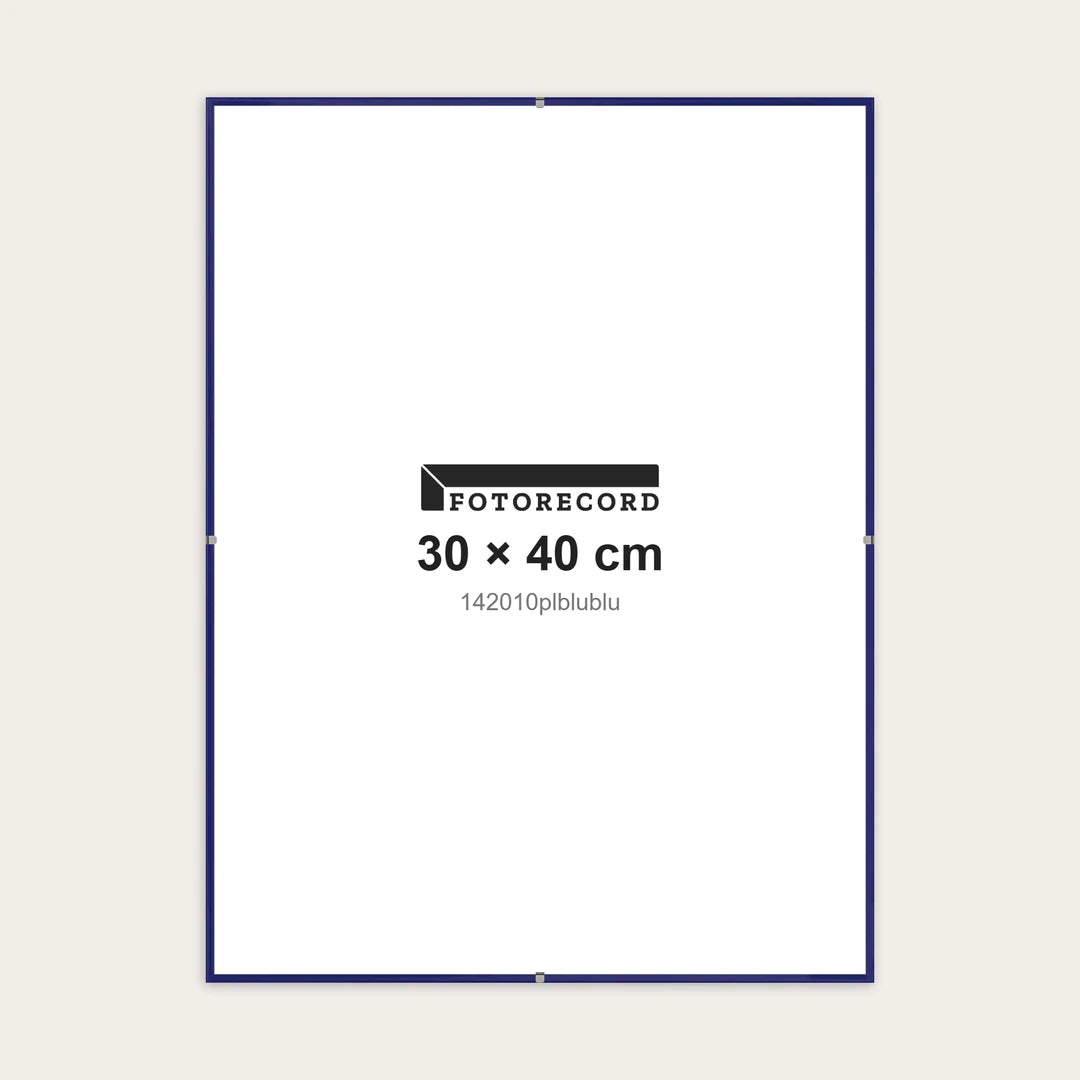 Kit Montatura a Giorno 30x40 cm — Blu Lucido | 142010plblublu