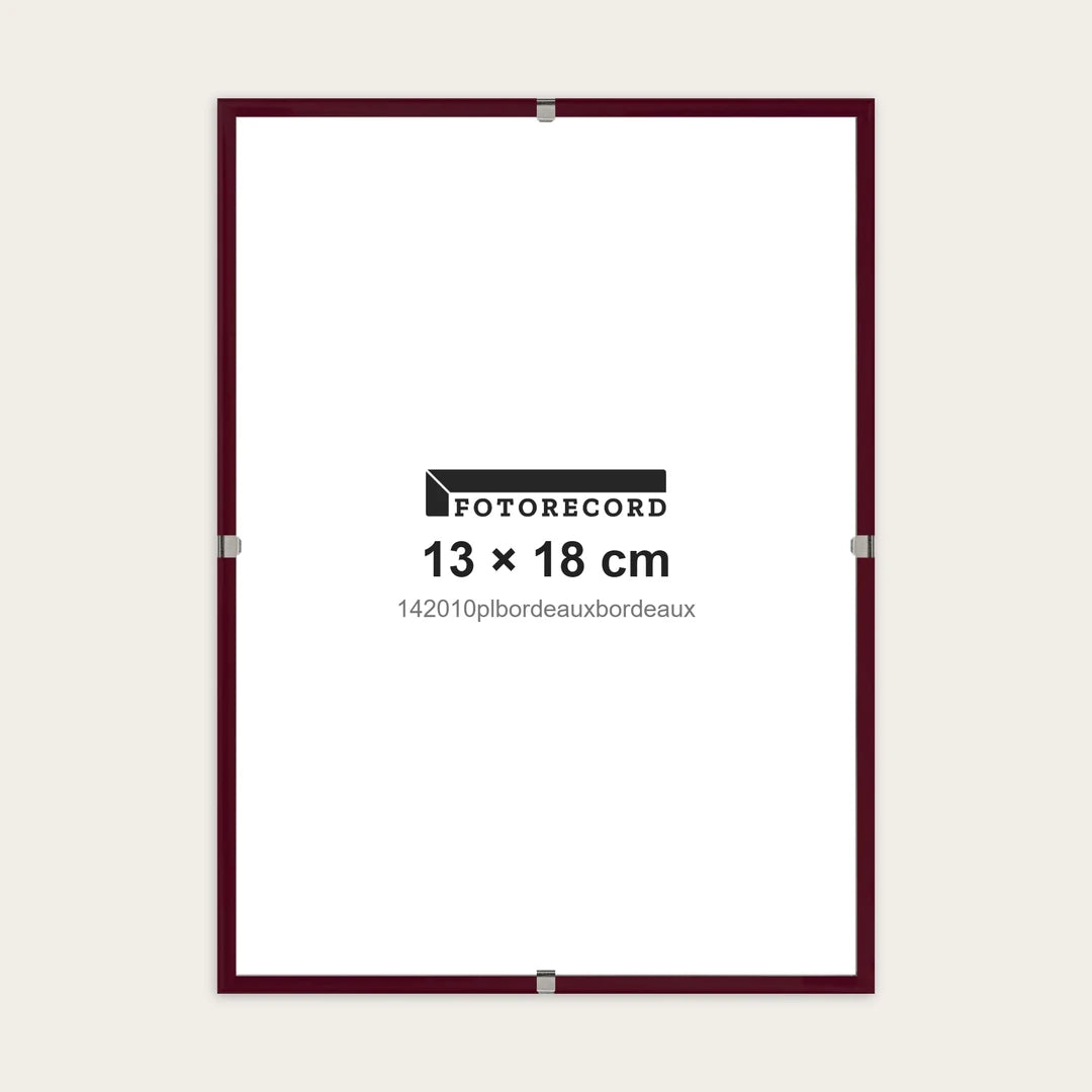 Kit Montatura a Giorno 13x18 cm — Bordeaux Lucido | 142010plbordeauxbordeaux