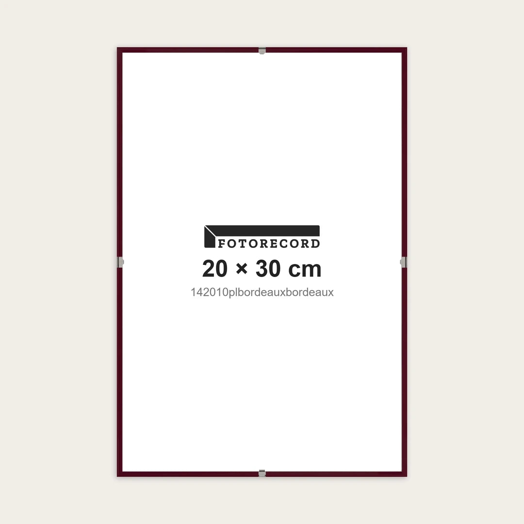 Kit Montatura a Giorno 20x30 cm — Bordeaux Lucido | 142010plbordeauxbordeaux