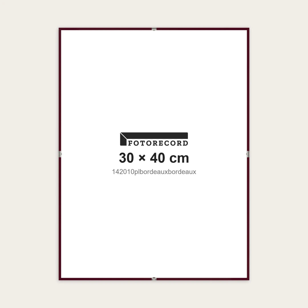 Kit Montatura a Giorno 30x40 cm — Bordeaux Lucido | 142010plbordeauxbordeaux