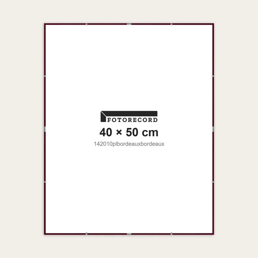 Kit Montatura a Giorno 40x50 cm — Bordeaux Lucido | 142010plbordeauxbordeaux