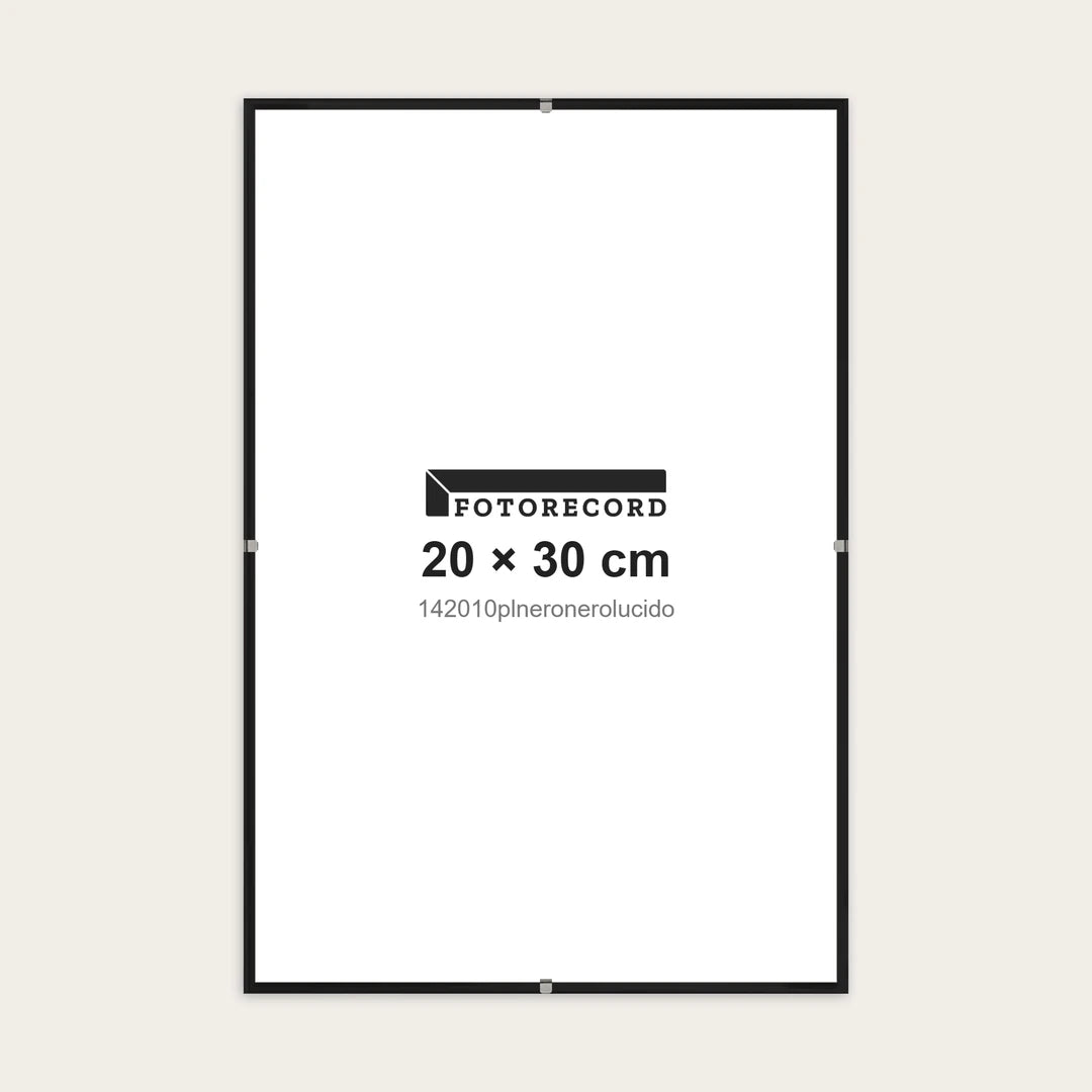 Kit Montatura a Giorno 20x30 cm — Nero Lucido | 142010plneronerolucido