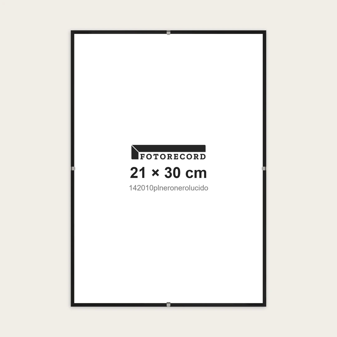 Kit Montatura a Giorno 21x30 cm — Nero Lucido | 142010plneronerolucido