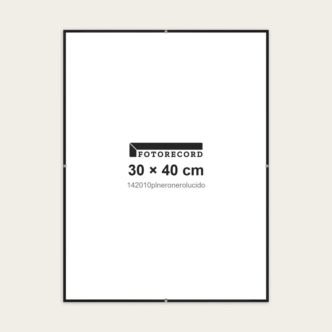 Kit Montatura a Giorno 30x40 cm — Nero Lucido | 142010plneronerolucido