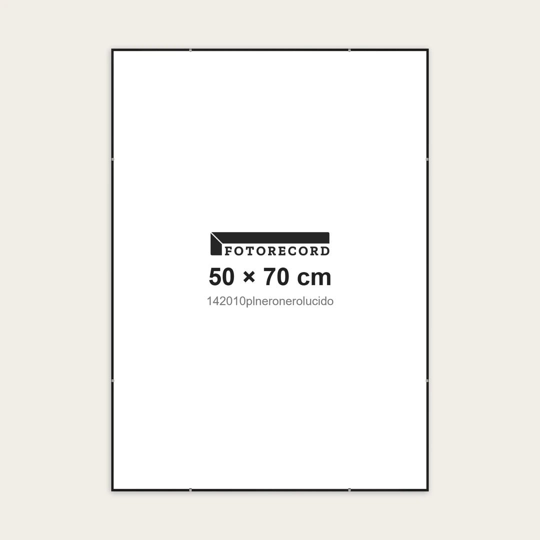 Kit Montatura a Giorno 50x70 cm — Nero Lucido | 142010plneronerolucido