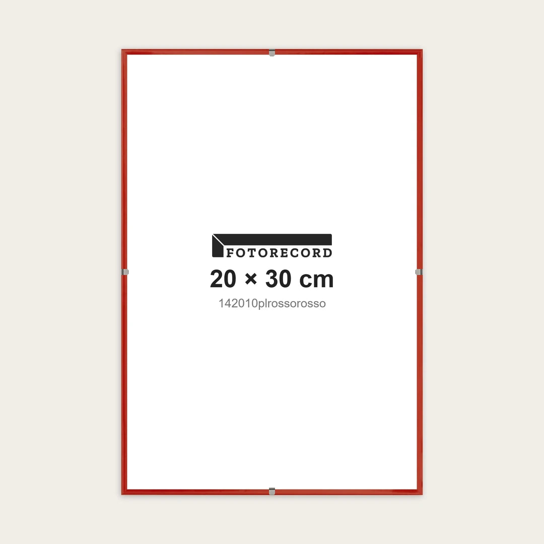 Kit Montatura a Giorno 20x30 cm — Rosso Lucido | 142010plrossorosso