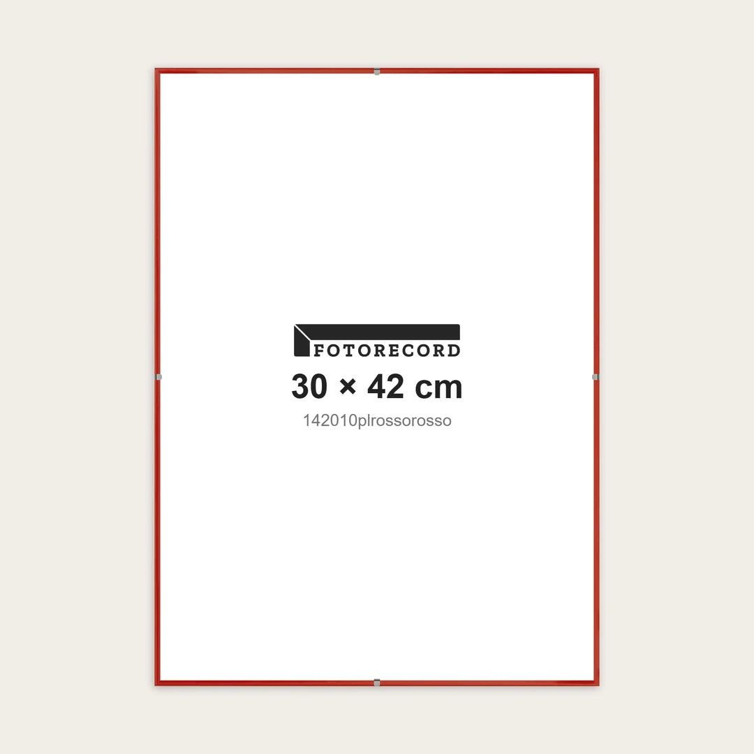 Kit Montatura a Giorno 30x42 cm — Rosso Lucido | 142010plrossorosso