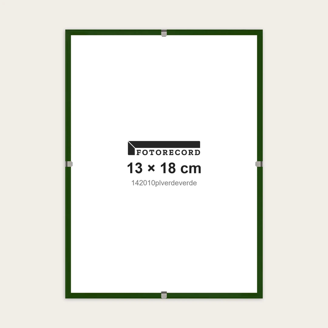 Kit Montatura a Giorno 13x18 cm — Verde Lucido | 142010plverdeverde