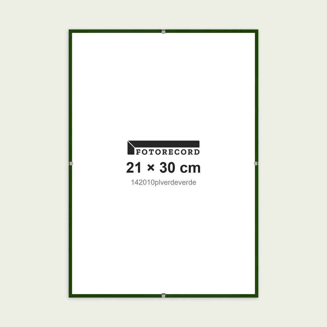 Kit Montatura a Giorno 21x30 cm — Verde Lucido | 142010plverdeverde